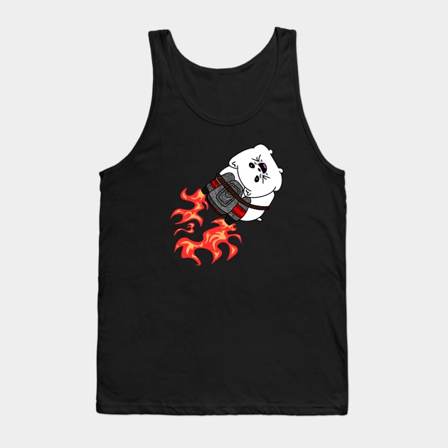 Jetpack Kitty Tank Top by mm92